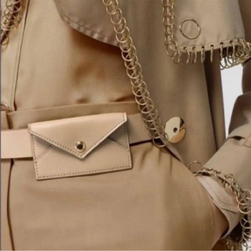 NWT Burberry Adjustable Belt With Credit Card Envelope Size 85 cm / 34 in - Picture 2 of 6